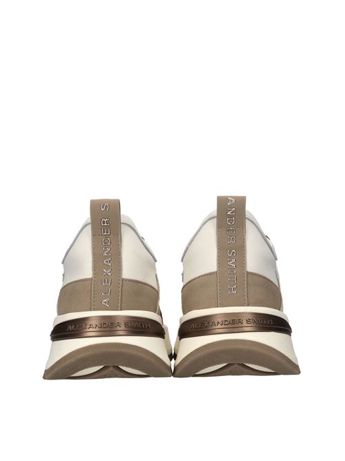 Sneakers in pelle ed ecopelle ALEXANDER SMITH | LIVERPOOL WOMAN LPW 2001BIANCO-CAMEL